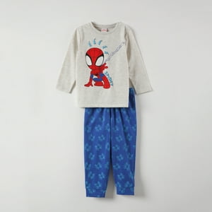 Conjunto Pijama Buzo Niño Spidey Arañitas Gris Marvel
