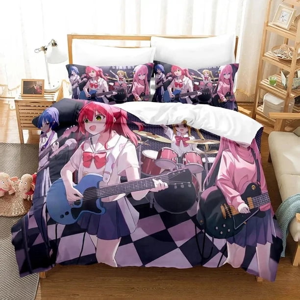 New Gotou Hitori Bedding Set Bed Set Adult Kid Bedroom Duvet cover Sets parure de lit Bed Bed Sheets