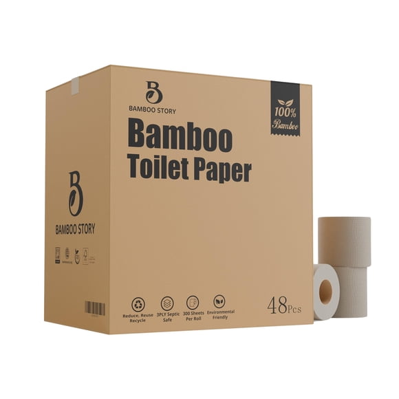 Papel Higiénico 48 Bulk Premium Sin Blanquear 3 Capas