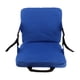 thumbnail image 1 of Mecedora Plegable Cojín Cojín Al Aire Libre Camping Picnic Asiento Acolchado Azul, 1 of 5