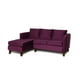thumbnail image 2 of Seccional Mila Izquierdo Felpa Morado, 2 of 2