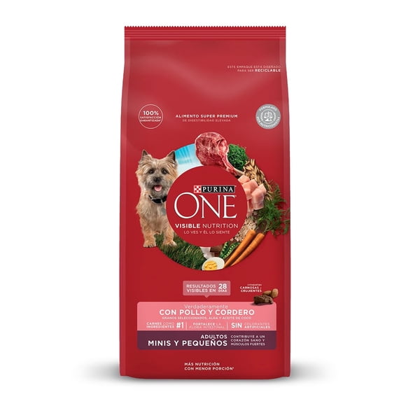 PURINA ONE ONEADULTOMINIPEQCORDERO6KG