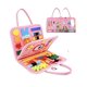 thumbnail image 1 of Tablero Sensoriales Interactivo Montessori Juego Educativo Rosa, 1 of 3