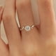 thumbnail image 2 of Exquisite Fashion Branch Shape Ring Elegant Rhinestone Decor Ring Jewelry Gift For Women Girl Birthday Valentine's Day Anniversary, 2 of 2