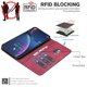 thumbnail image 2 of Funda Billetera para Samsung Galaxy S25 Edge Protección RFID y Soporte Ajustable Rojo, 2 of 6