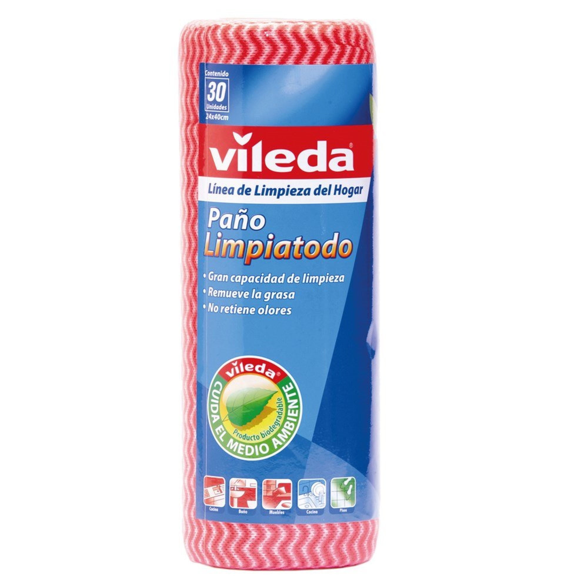 Vileda - Paño Multiuso Rollo