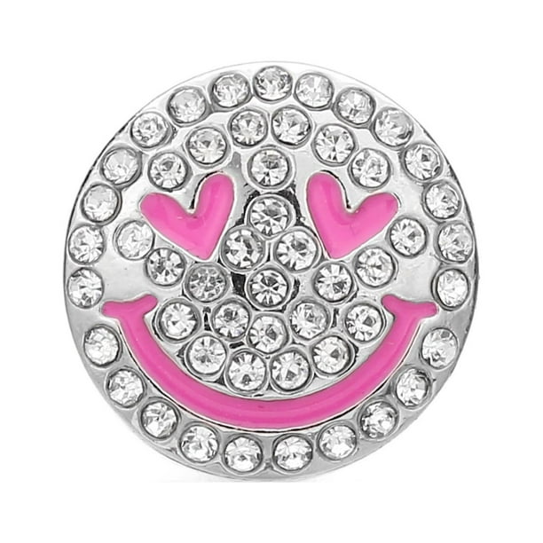 Love Happy Face Vent Aromatherapy Ornament Contains 10 Odor-Free Sponge Flakes (Need To Add Perfume Or Essential Oils By Yourself)