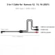 thumbnail image 2 of Cable 3 en 1 Spaseeba CB05A para tabletas Kamvas de 1,5 m, 2 of 6