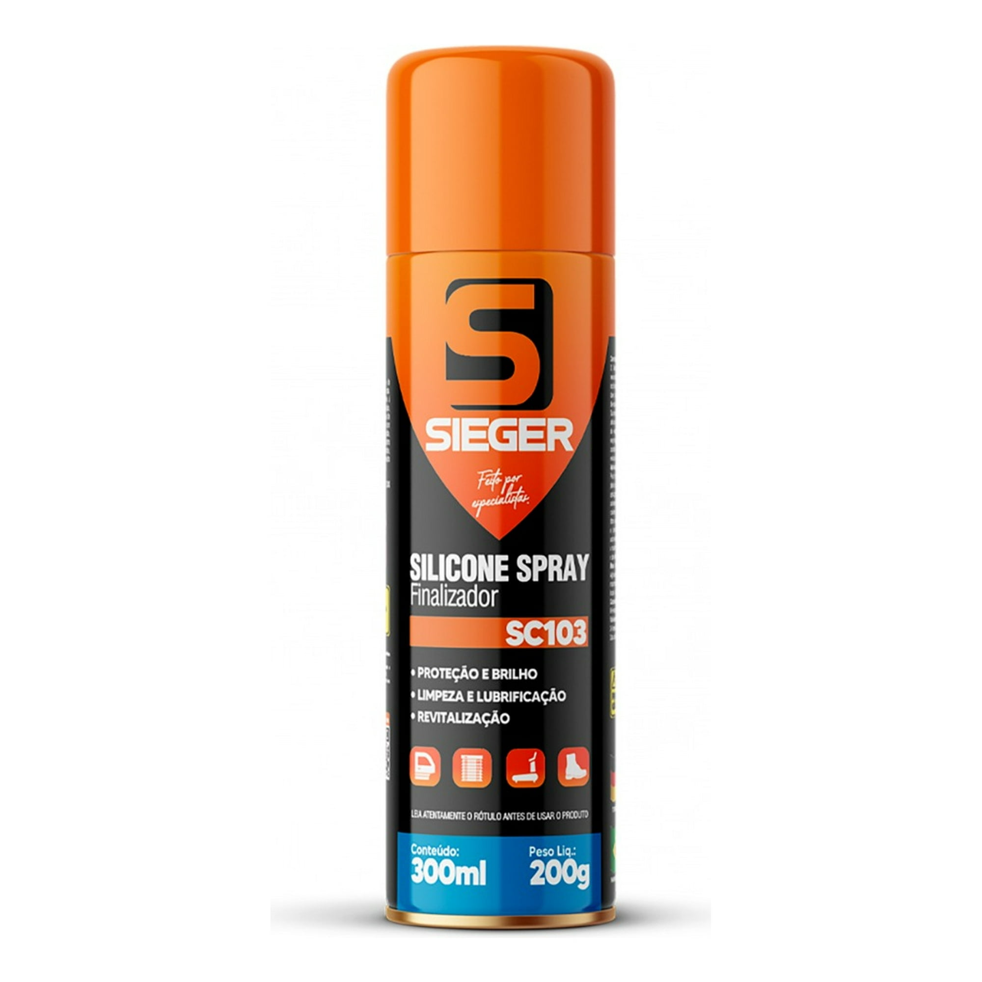 Silicona Spray Lubricante Y Abrillantadora Sieger 300ml