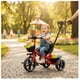 thumbnail image 3 of Triciclo Infantil Mango De Empuje Alto Asiento Grande Rojo, 3 of 8
