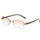 thumbnail image 1 of Gafas de presbicia con zoom inteligente y antiluz azul, sin marco y con doble luz para calle., 1 of 5