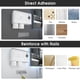 thumbnail image 4 of Soporte para cepillos de dientes iHave para 2 tazas montado en la pared con dispensador, 4 of 8