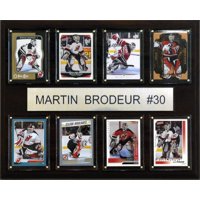 C&I Collectables - Placa Nhl Martin Brodeur New Jersey Devils Con 8 Cartas