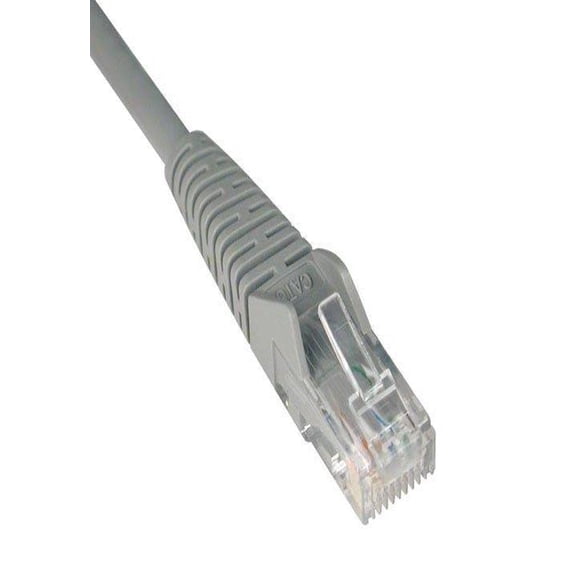 Cable de parche Tripp Lite Cat6 Gigabit sin enganches RJ45 M/M de 75 pies