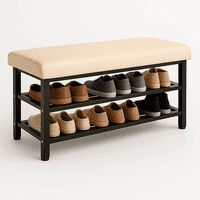 Klik Muebles - Zapatero Con Asiento Confort - Blanco