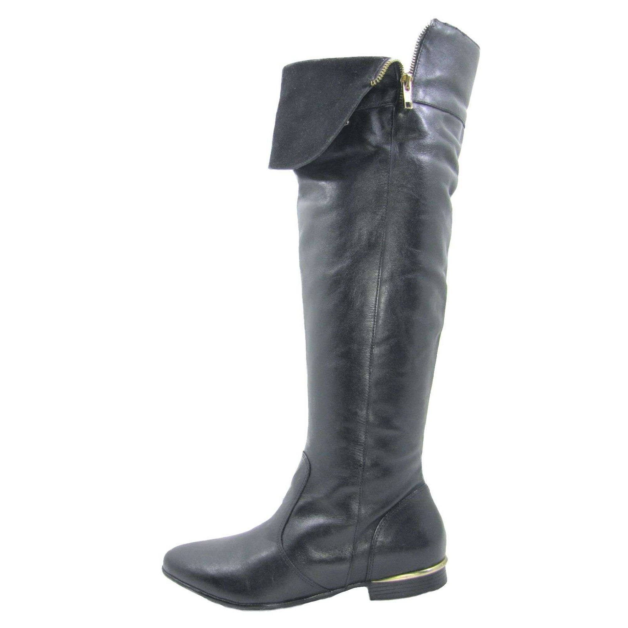 Bota Cuero Negro Vía Franca