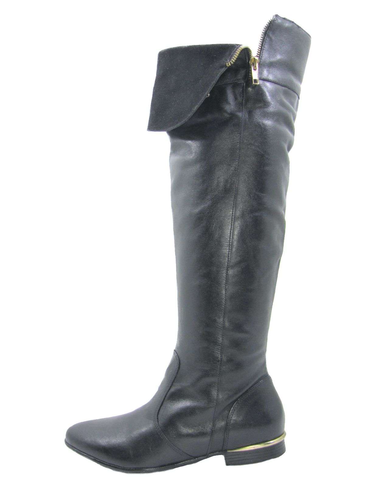 Bota Cuero Negro Vía Franca