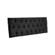 thumbnail image 2 of Respaldo Elegante King Capitone 180x60 Cm Negro Felpa Botones, 2 of 3