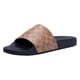 thumbnail image 1 of Sandalias Pool Slide Coach para hombre, de lona revestida, color tostado, talla 13, 1 of 5