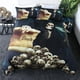 thumbnail image 1 of Death Deed Reaper Skull Ghost Quilt Duvet Pillow Bed Set3-Piece Bedding Set (1 Duvet Cover + 2 Pillow Shams), 1 of 3