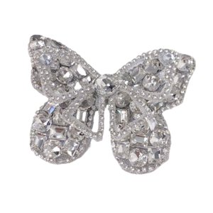 Magideal - Decoración De Zapatos Con Diamantes De Imitación, Adorno Decorativo Para Bolso, Vestido, Fiesta De Boda , 8.3 Cm X 6 Cm 83 Cm X 6 Cm