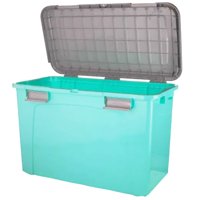 Reyplast - Caja Organizadora Baul Con Ruedas Almacenamiento 123 Lts