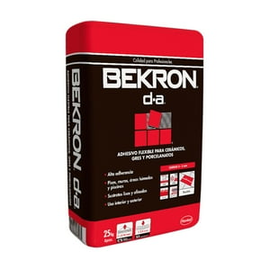 Bekron Bemezcla - Bekron Da - Adhesivo Cerámico, 25Kg Doble Acción