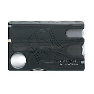Navaja Swisscard Nailcare Color Negro Victorinox