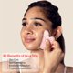 thumbnail image 4 of Cuarzo rosa Gua Sha Rena Chris para cuerpo, rostro, cuello y ojos, 4 of 6
