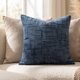 thumbnail image 2 of 2 Fundas Cojin Chenille Cruz 45x45 cm Decorativo - Coleccion Monaco Modelo Indigo, 2 of 4
