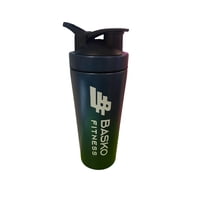 Basko Fitness - Shaker Acero Inoxidable Azul Marino