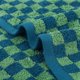 thumbnail image 4 of REGALWOVEN Toallas de Mano de Algodón a Cuadros para Baño, Patrón Geométrico Toalla de Mano Suave y Absorbente para Decoración del Hogar Azul Verde 2 Piezas, 4 of 5