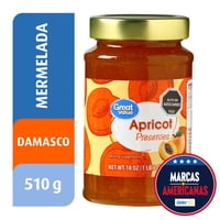 Mermelada De Damasco 510 G Great Value