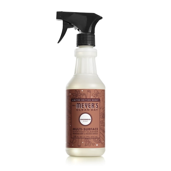 Limpiador MRS. MEYER'S CLEAN DAY, multisuperficie, 480 ml, pan de jengibre