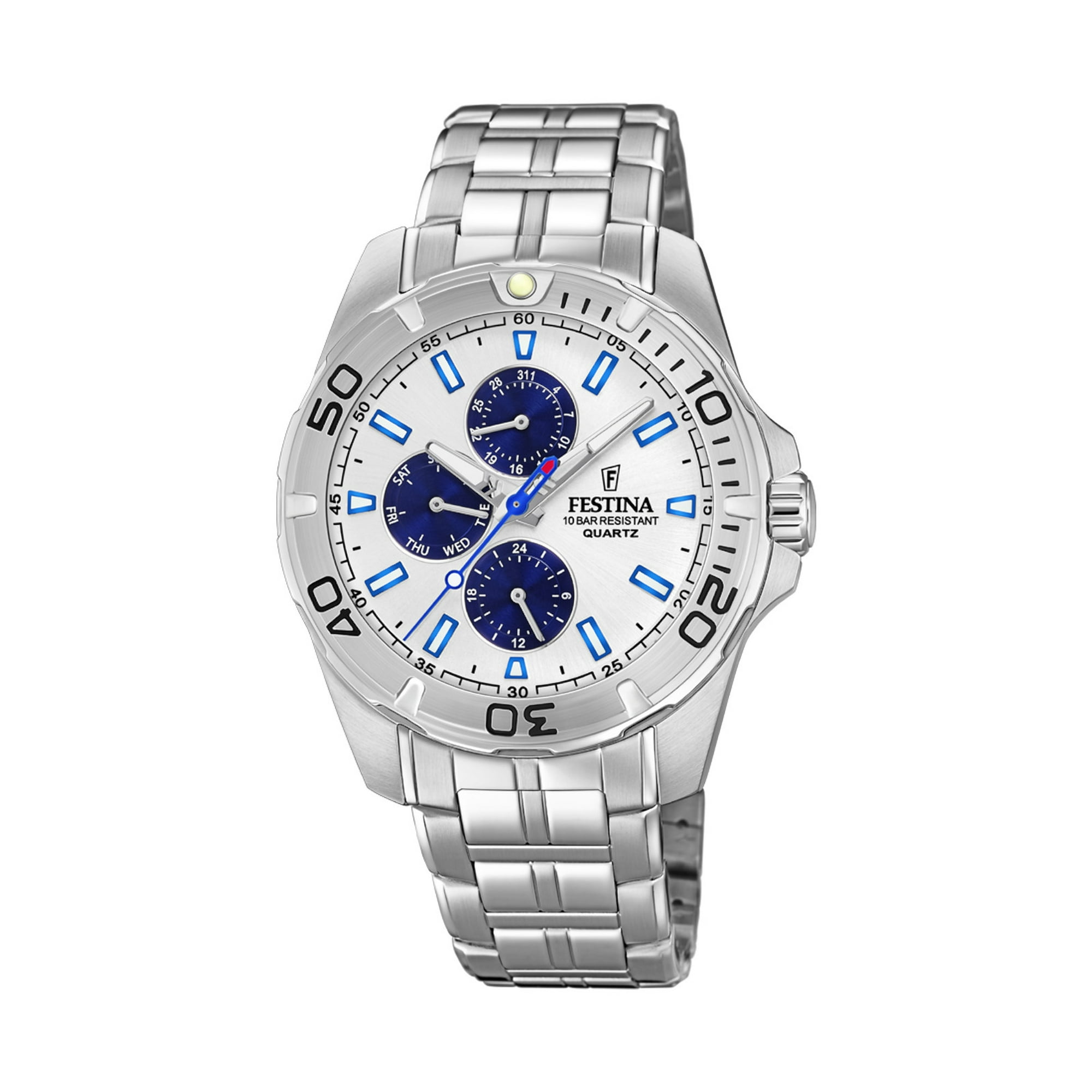 Reloj F20445/1 Festina Blanco Hombre Multifuncion