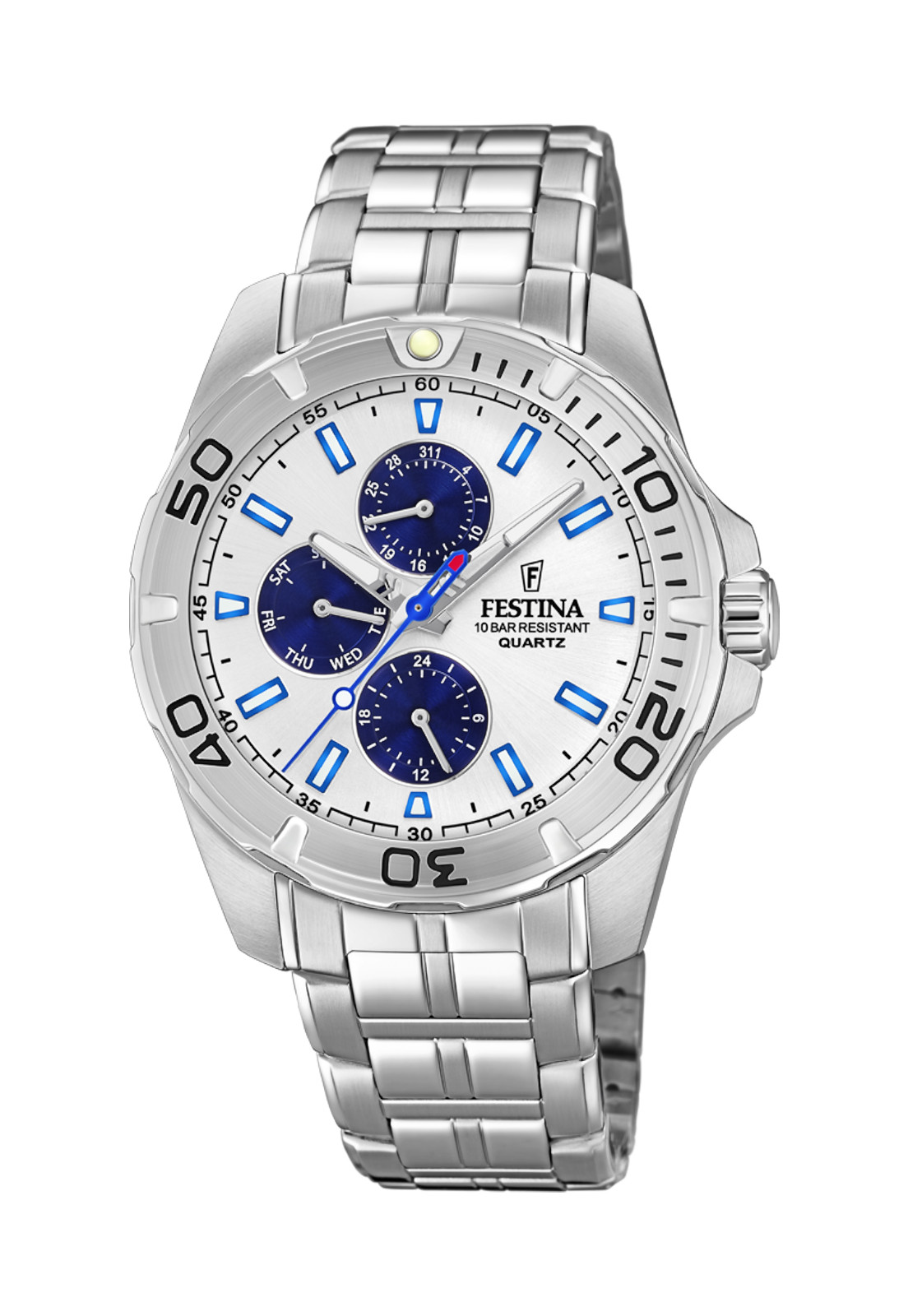 Reloj F20445/1 Festina Blanco Hombre Multifuncion
