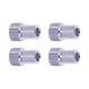 thumbnail image 1 of 4x Conector de Válvula de Bicicleta, Conector de Válvula de Bicicleta, Conversión de Herramienta de Bomba de Tubo de Neumático de Repuesto para Bicicl Plata, 1 of 5
