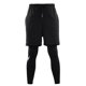 thumbnail image 2 of Hombres Gimnasio Fitness Pantalones Cortos Compresión Capa Base Entrenamiento Pantalones Ajustados M, 2 of 5
