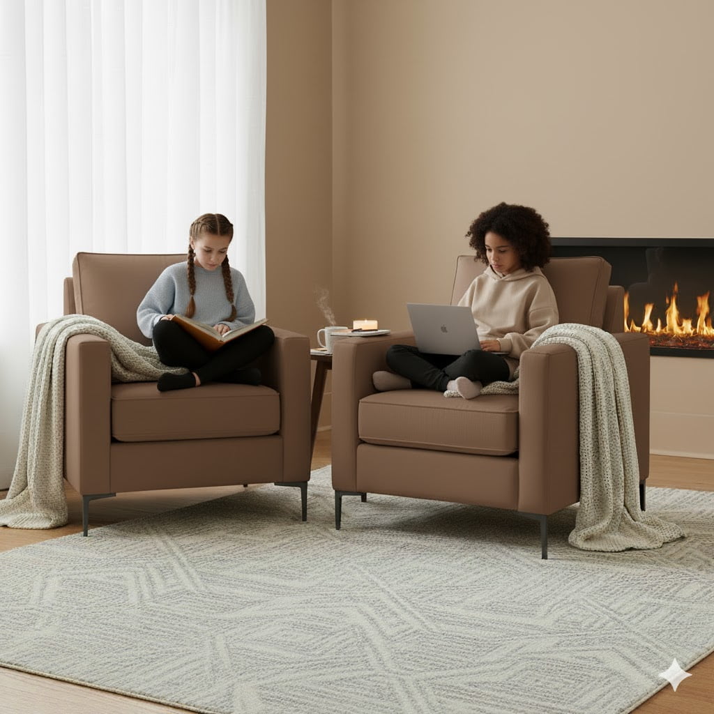 Sitial Home - Juego De Poltronas Arthur Cafe