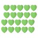 thumbnail image 5 of Lavado Facial Puff En Forma De Corazón Suave Para Eliminación De Maquillaje Limpieza De La Piel Masaje Verde 20 Piezas, 5 of 5