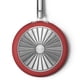 thumbnail image 2 of Utensilios de cocina Frypan Smeg rojos de 28 cm con revestimiento antiadherente, 2 of 3