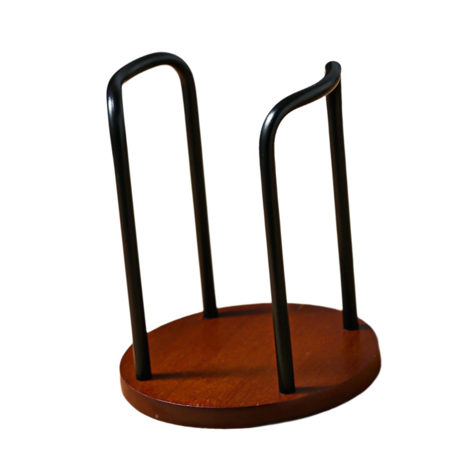 Bothyi - Portavasos Dispensador De Tazas De Café Para Café Leche Tienda De Té Baño Restaurante Negro Individual