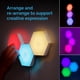 thumbnail image 3 of Luces hexagonales LED Emberela HEXlights, paquete de 3, con control remoto, 3 of 6