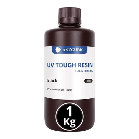 Anycubic - Resina 3D Flexible Dura Negra 1000G | Resinas