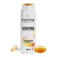 Shampoo Sin Sal Con Keratina Pro Vitamina B5 300 Ml Pantene