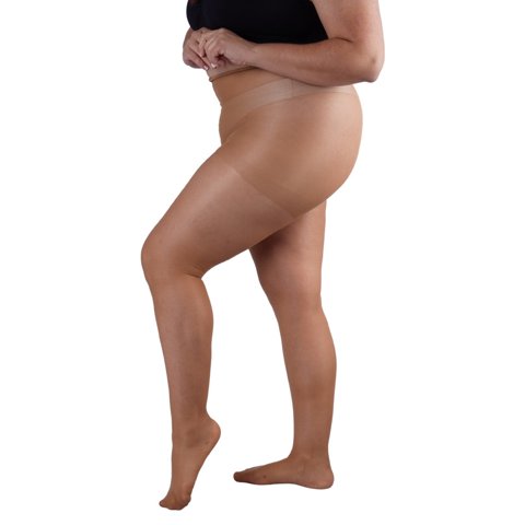 Ingesa - Panty Elasticada 20 Denier Talla Especial Xxl Tropical