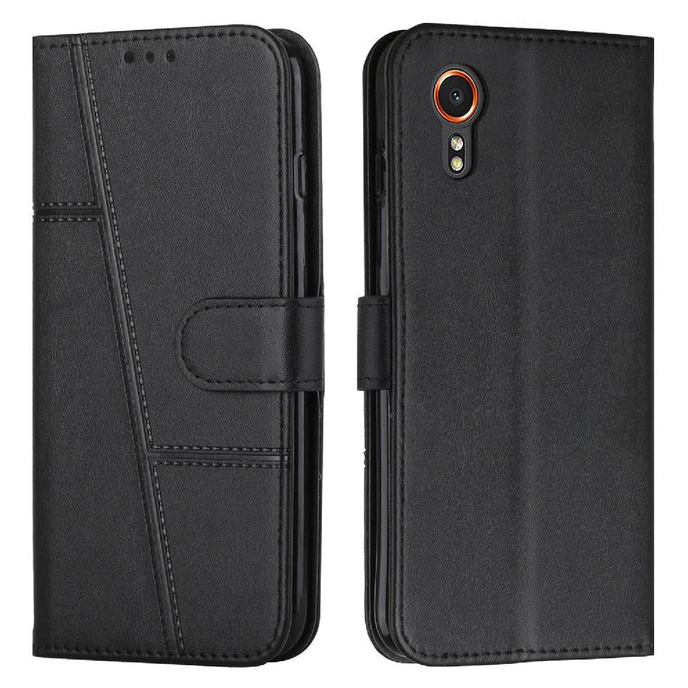 Foxdock - Funda Flip Para Samsung Galaxy X Cover 7 – Carcasa Delgada Y Resistente A Impactos Con Soporte Para Uso Diario Y Profesional