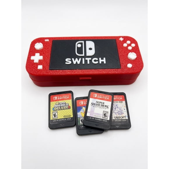 Caja Estuche Para Guardar Juegos Y Sd Con Diseño Switch Lite