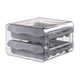thumbnail image 4 of Cocina Frigorífico Huevera 32 Rejilla Doble Capa Tipo Cajón Apilable Gris, 4 of 5