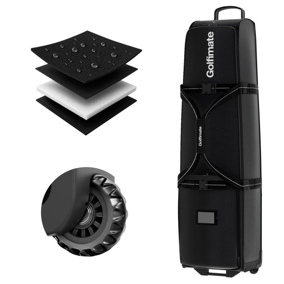 Bolsa de viaje de golf Golfimate con ruedas de 51 cm y apertura total